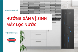 vệ sinh máy lọc nước